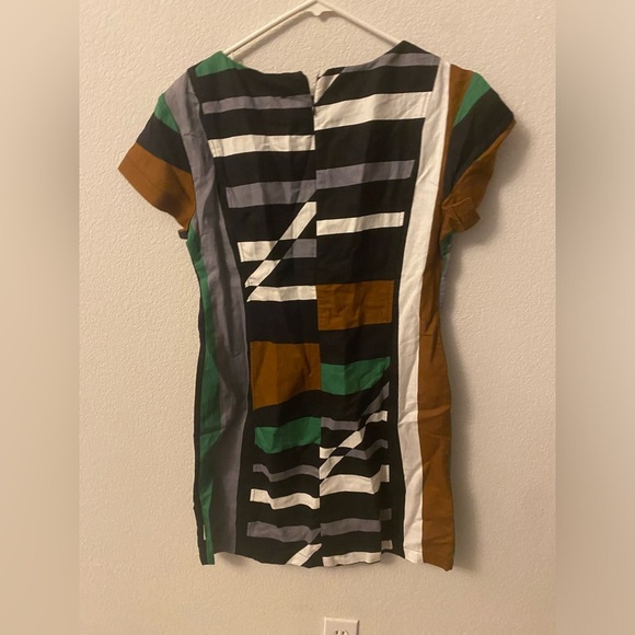 Derek Lam(1967-)American Fashion Designer, Rare Abstract Dress Size 14 - Picture 11 of 11